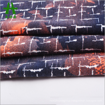 Mulinsen Textile Printed High Quality Poly Spun Jersey 96% Polyester 4% Spandex Fabric